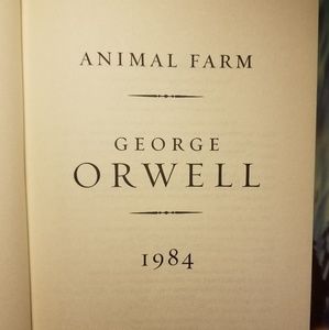 Animal Farm and 1984 George Orwell Hardcover